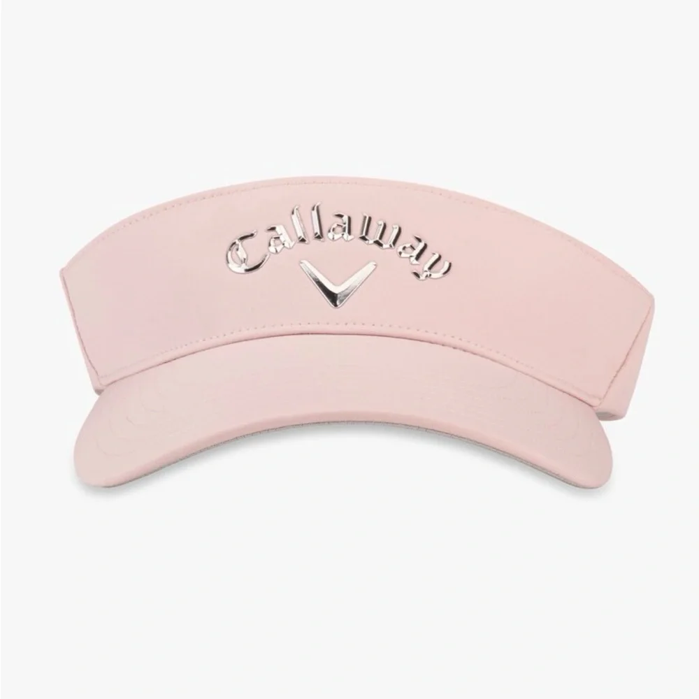 Callaway Golf Women's Liquid Metal Visor Adjustable Light Pink Silver - Picture 4 of 7